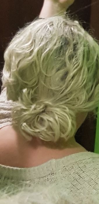 Peruka Blond z Odrostem Pasemka Termiczne-Future