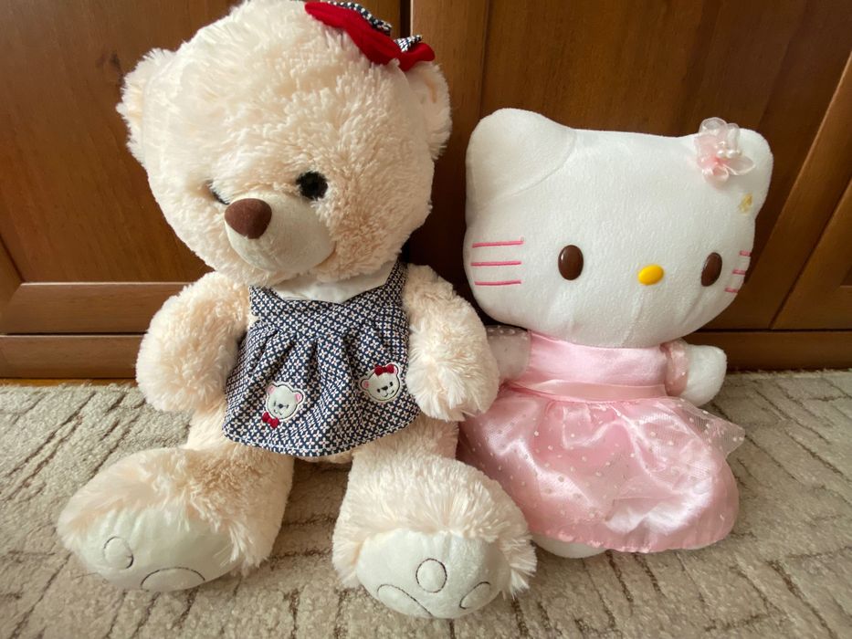 Бежевый мишка/свинка пеппа/котик/тигр(мягкая игрушка)
