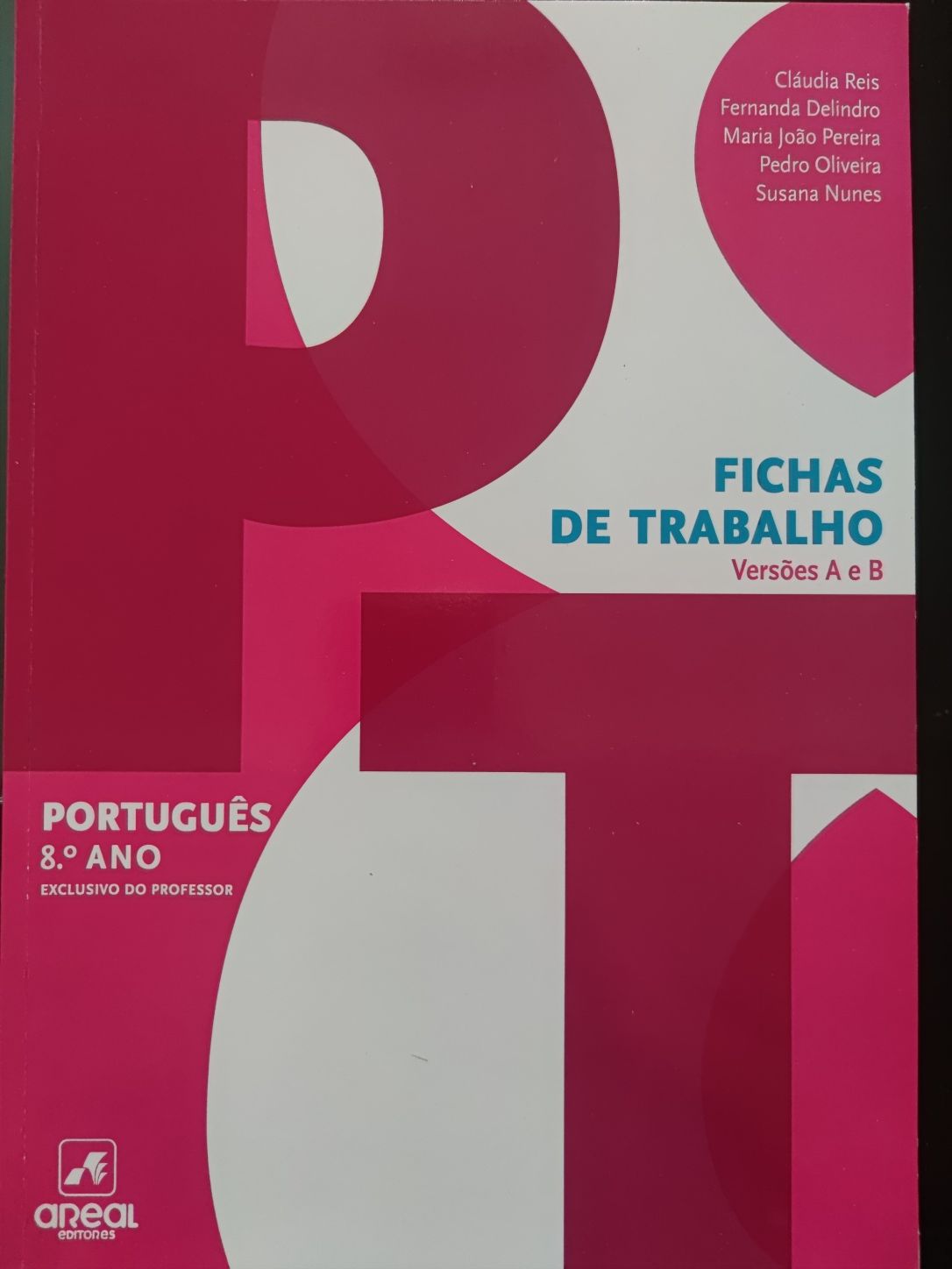 Conj. 5 livros do professor Português 8 ano