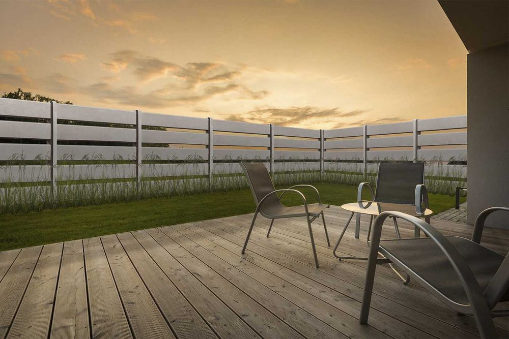 Ogrodzenie betonowe, płyta Palisadowa, podmurówka, słupki Drewbet