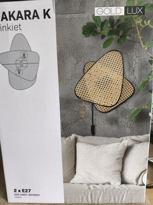 Lampa ścienna boho