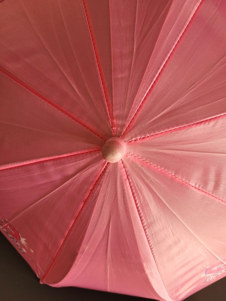 Agatka - Parasolka różowa dla dziewczynki automatyczna