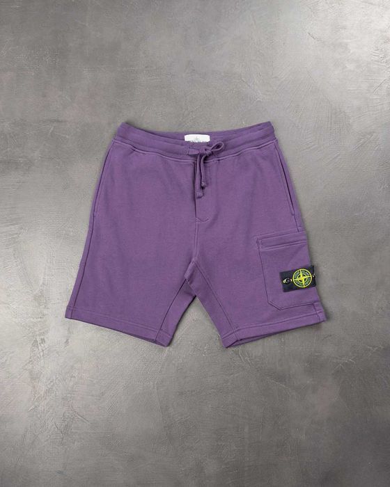 Шорти STONE ISLAND 64651 Garment-Dyed Cotton Shorts Ink Blue SI0167