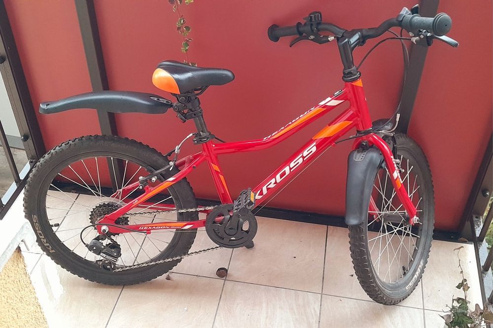 Rower dziecięcy  Kross Hexagon Mini 1.0 20 cali czerwony