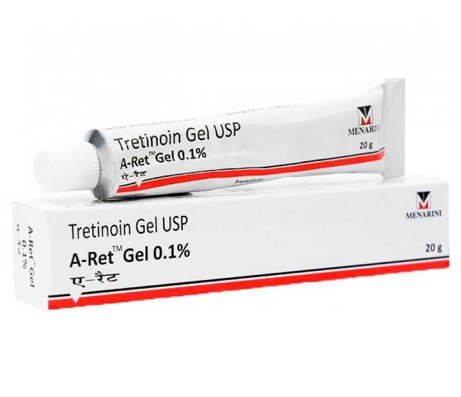 Третиноїн гель для проблемної шкіри A-ret gel 0,1%, 20г., Індія