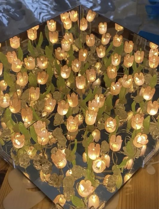 Лампа з квітами "Збери сам"