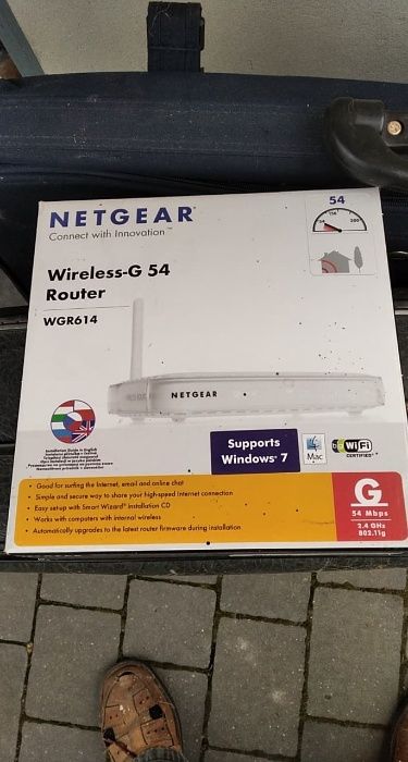 Router: netgear wireless -G 54 router WGR 614