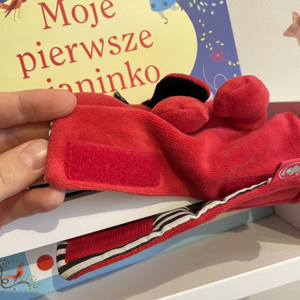 K’S KIDS maskotka na pas do fotelika wózka PATRICK piesek czerwony