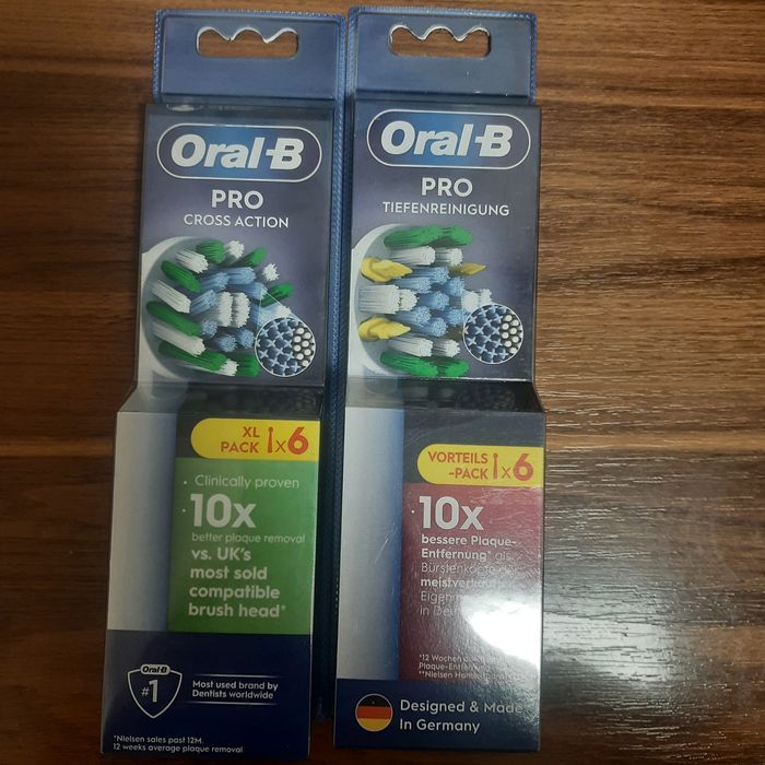 Набір насадок 6 шт на зубні щітки Oral b
