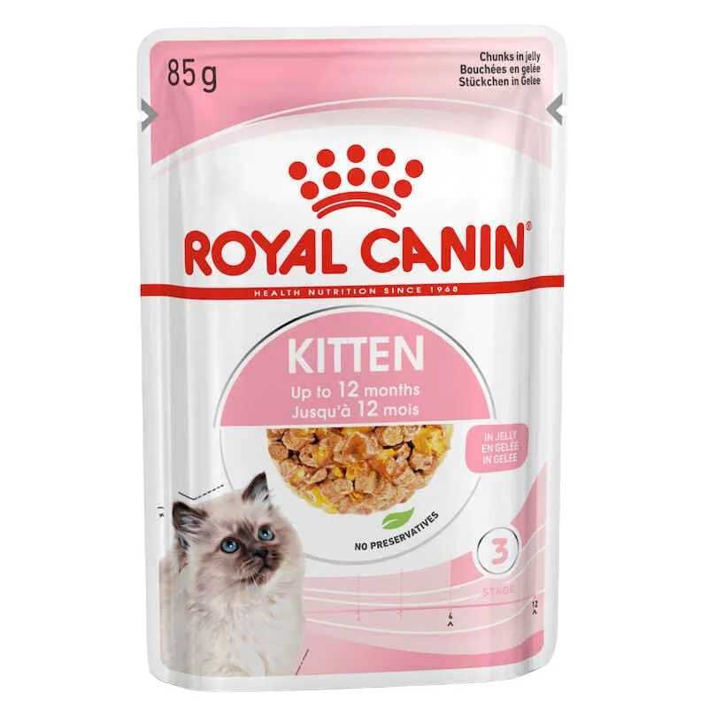 Акція! Royal Canin Kitten вологий корм для кошенят, у желе 12шт*85г