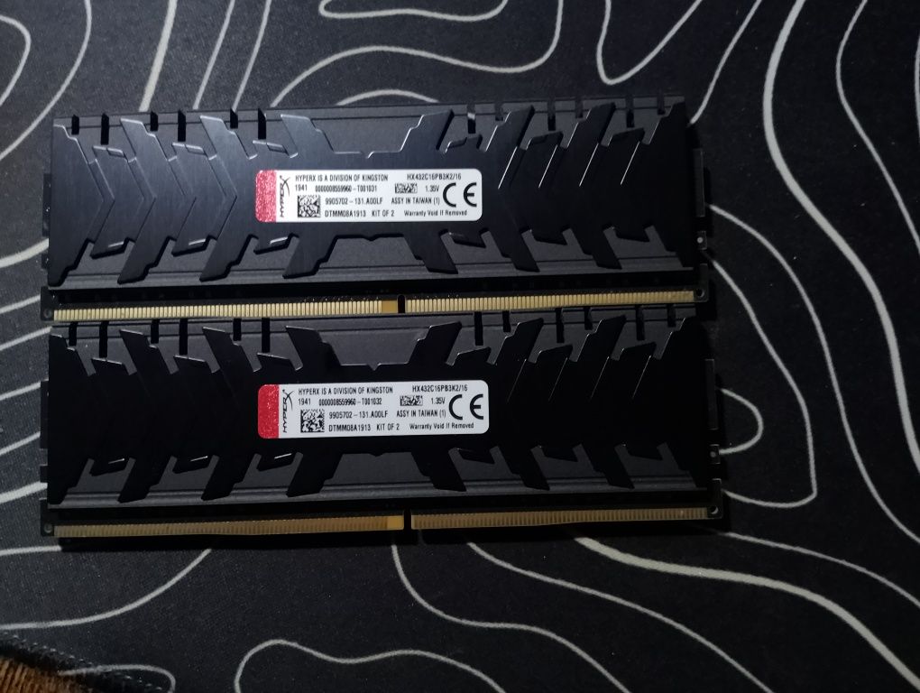 ОЗУ Kingston HyperX Predator DDR4 16GB (2×8) 3200MHz CL16