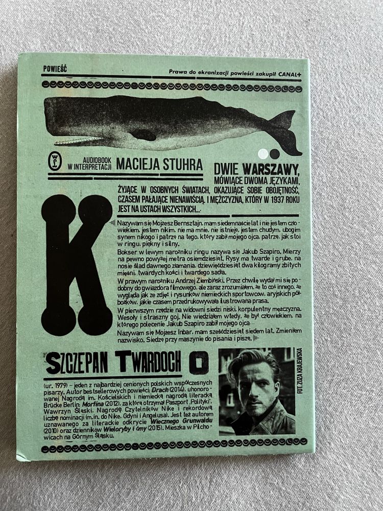 Szczepan Twardoch „Król” Audiobook czyta Maciej Stuhr