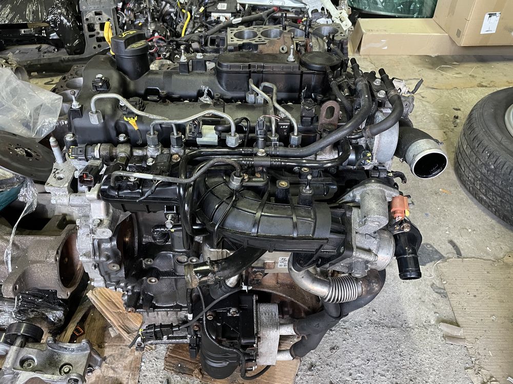 Мотор двигатель двигун 2.2 дизель 2009-2018 hyundai santa fe