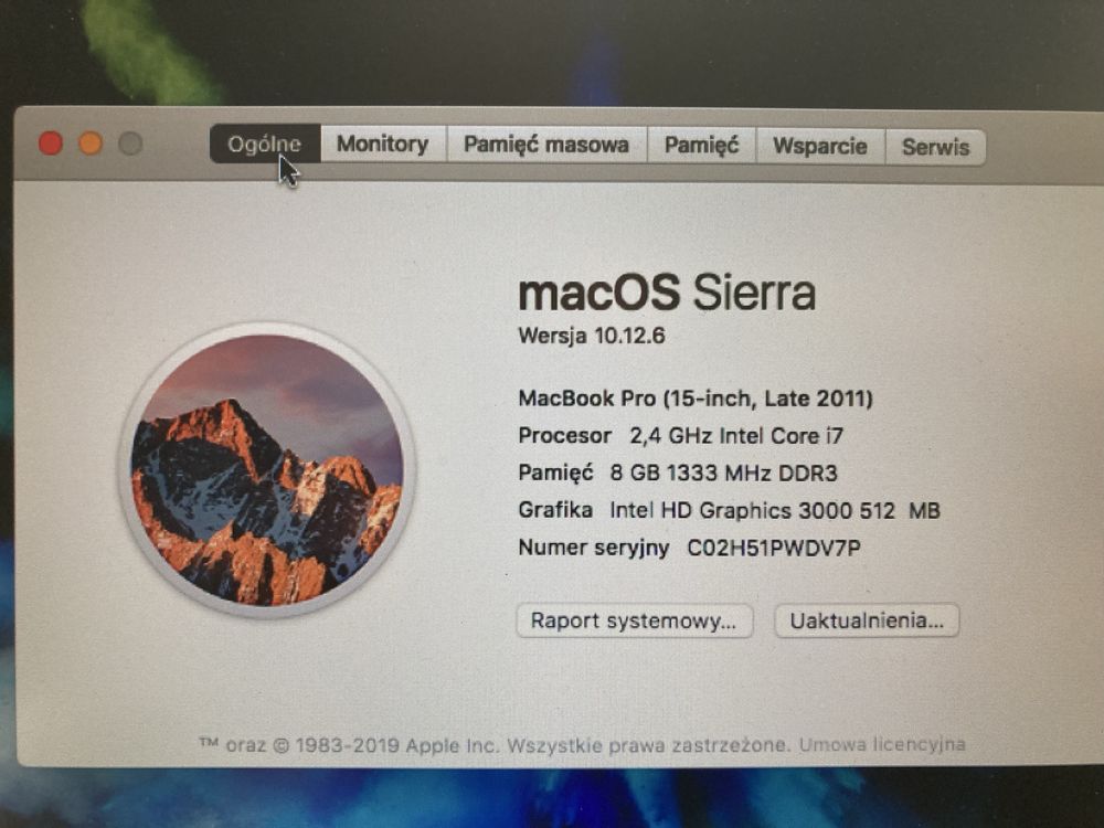 MacBook Pro 15,4” late 2011 vintage A1286 stan IDEALNY, IGŁA