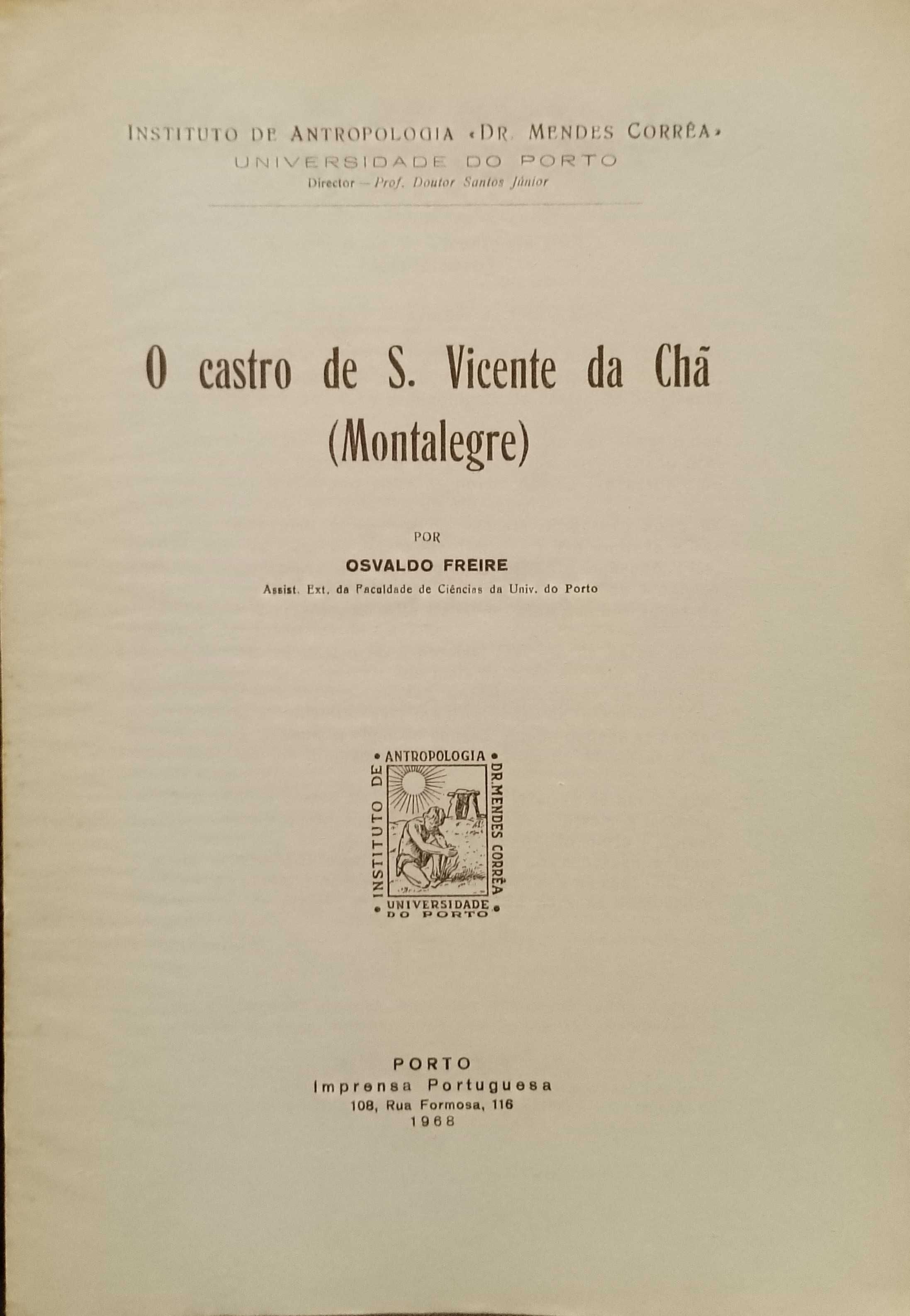O Castro de S. Vicente da Châ (Montalegre) 1968 Osvaldo Freire