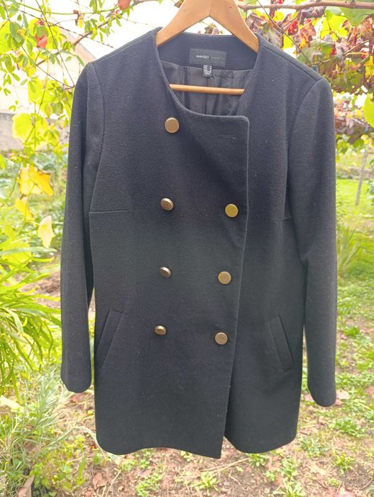 Casaco sobretudo fazenda