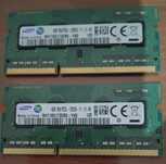 Memórias DDR3 SODimm Samsung [2x4Gb]