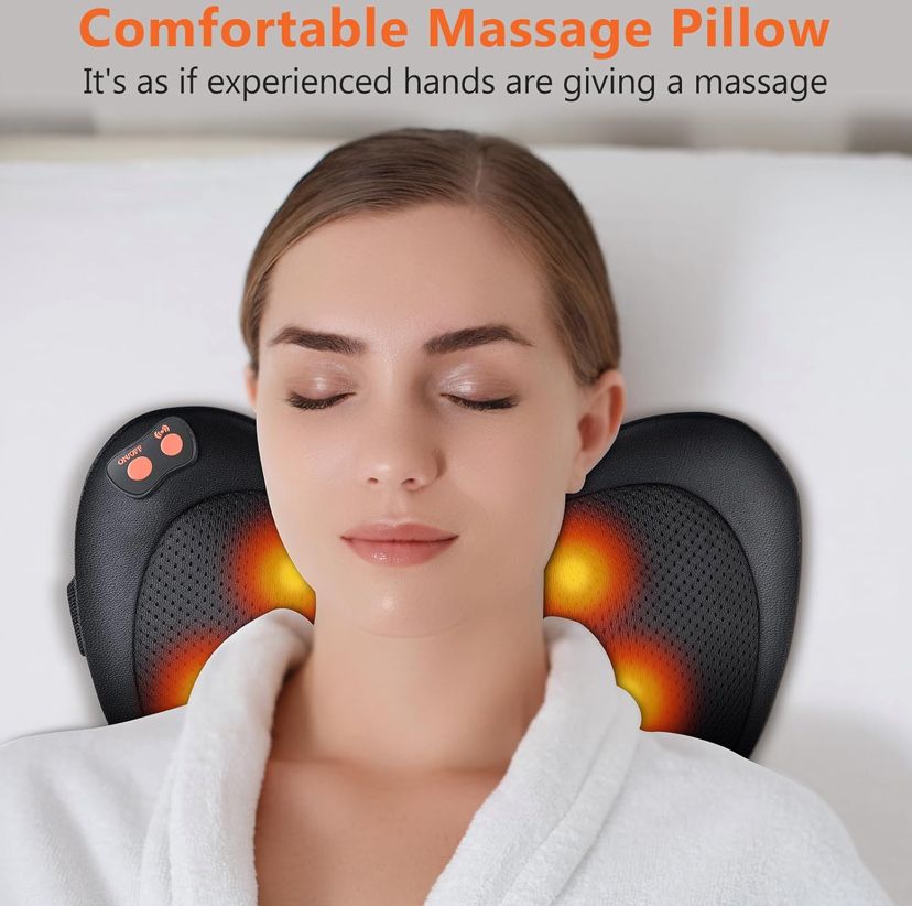Poduszka do masażu Shiatsu z obrotowymi głowicami masującym