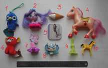 Игрушки из Макдональдса Mcdonalds и др, 9 шт