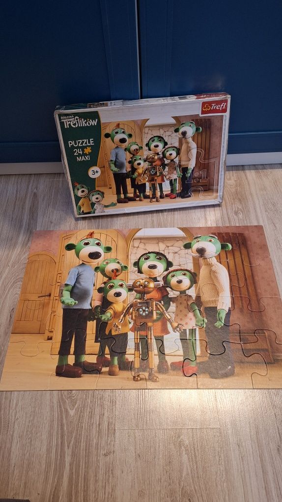 Zestaw puzzle 24el myszka minnie