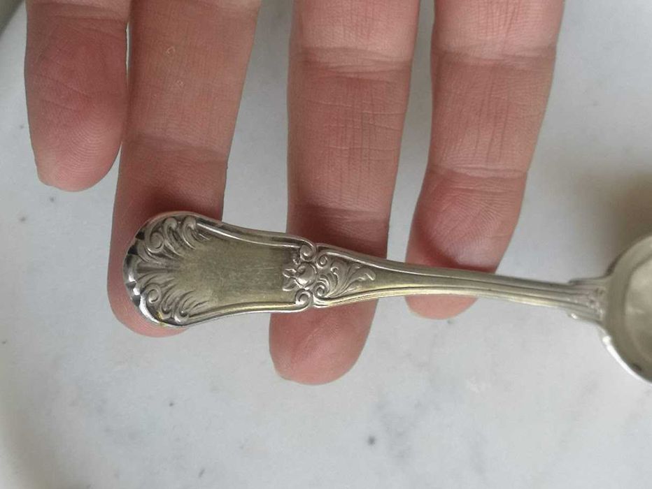 srebrna łyżeczka Pierre Queille Paris srebro 950