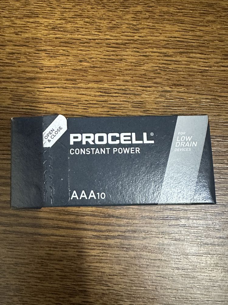 Батарейки Duracell Procell AAA (LR03) Box 10 шт 1.5В