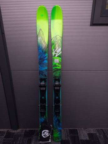 Set skiturowy narty skiturowe freeride k2 Fulluvit 98 170 cm