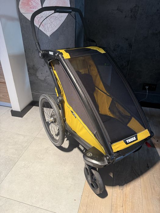 Przyczepka riwerowa wozek thule Chariot sport tellow