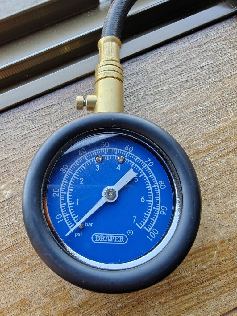 Manómetro Pressão Pneus Analógico Draper COMO NOVO