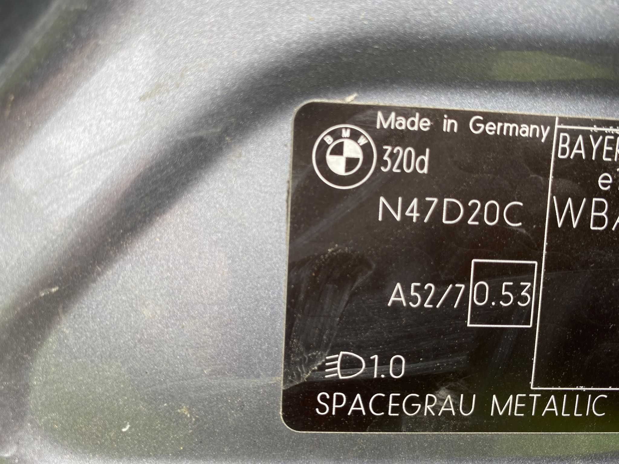 BMW E91 Lift Drzwi prawe lewe przód tył SPACEGRAU A52/7 błotnik części