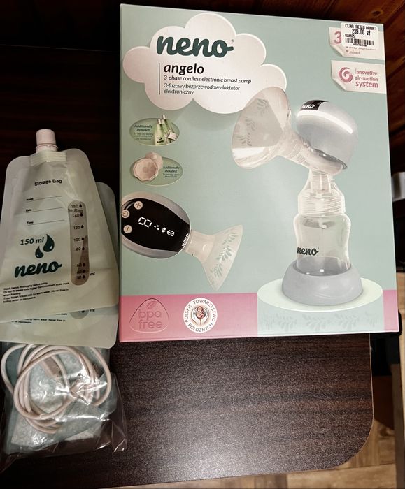 3- fazowy bezprzewodowy laktator elektroniczny Neno Angelo