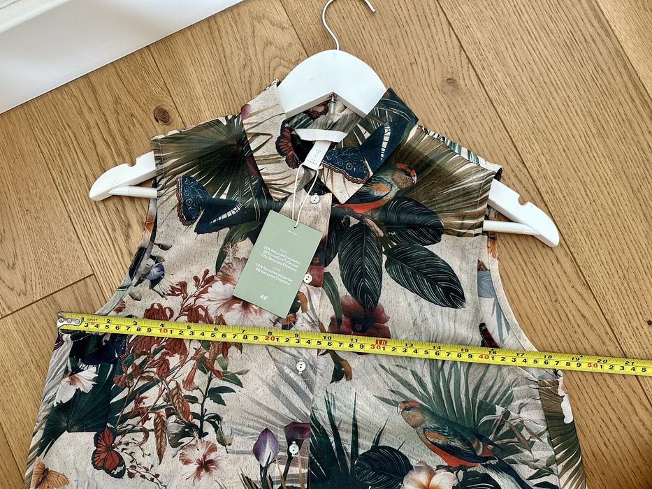 Przepiękna bluzka nowa H&M botanika rośliny