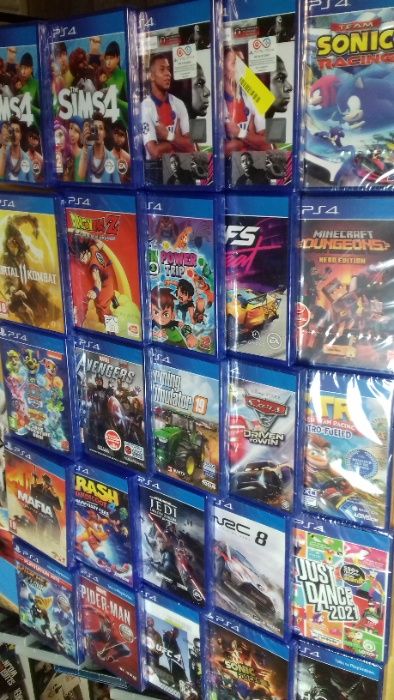 Wymienię nowe gry ps4: Crash, wrc, fifa, ufc, sims, minecraft, just