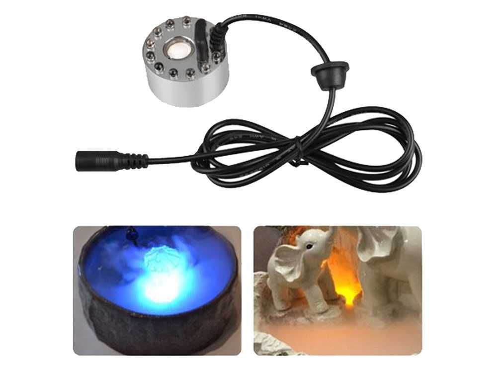 Generator pary jonizator mgły nawilżacz powietrza oświetlenie RGB 25W