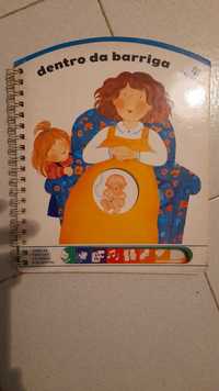 Livro Infantil Interactivo Dentro da Barriga