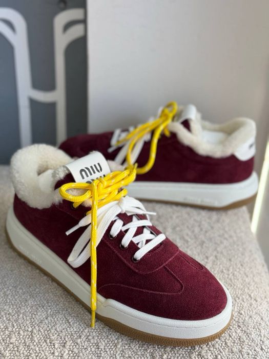 Кросівки утеплені miu miu, розмір: 37,38