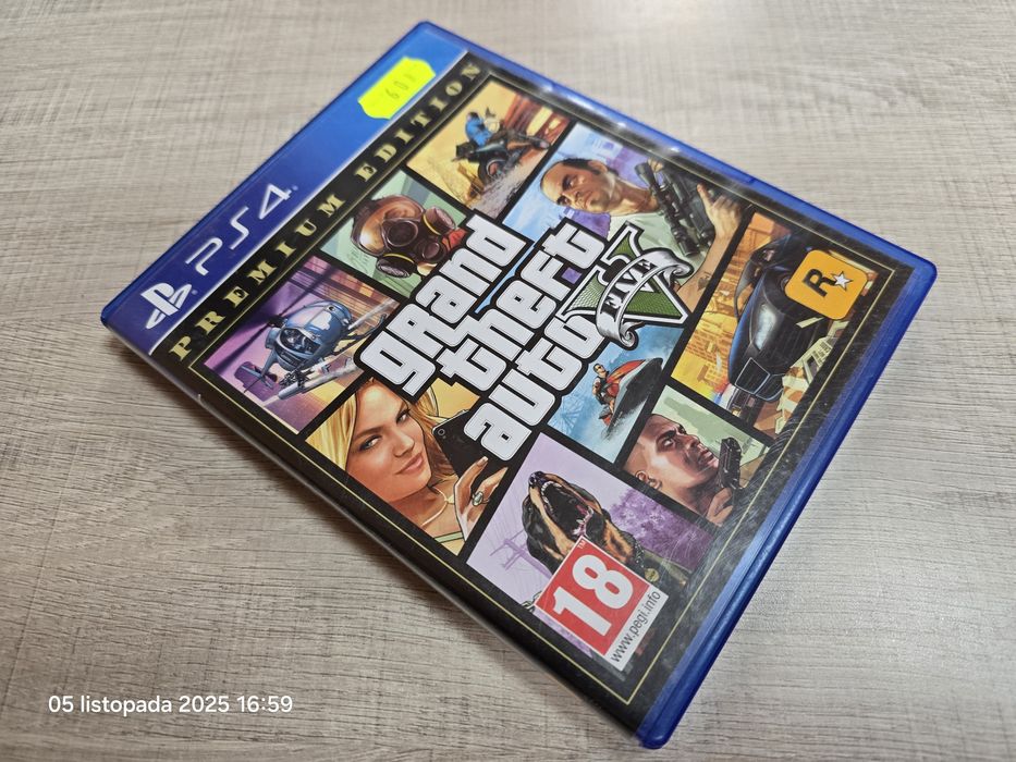 GTA V Grand Theft Auto V na konsolę PlayStation 4 PS4