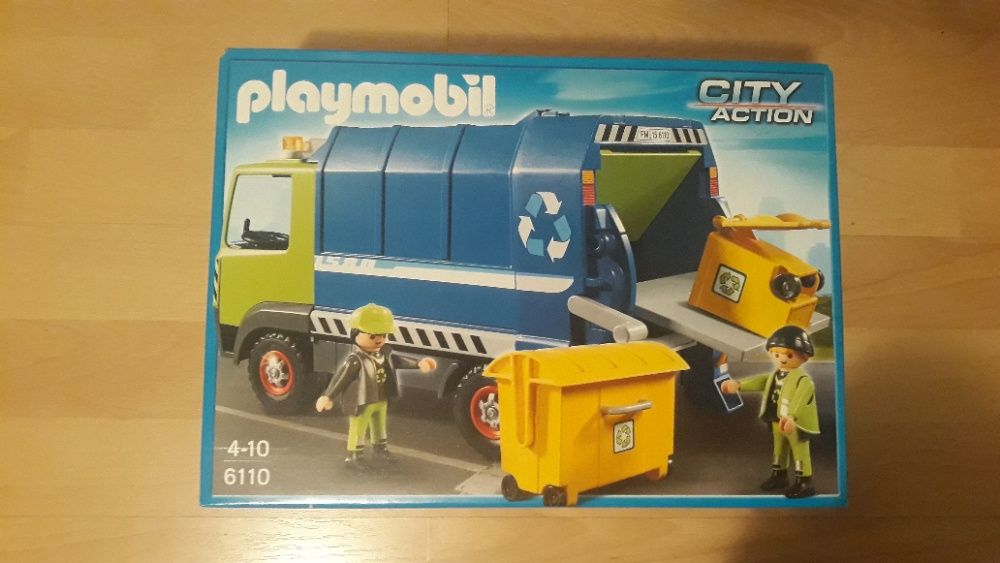 PLAYMOBIL 6110 NOWA. śmieciarka do recyklingu. city life playmobile