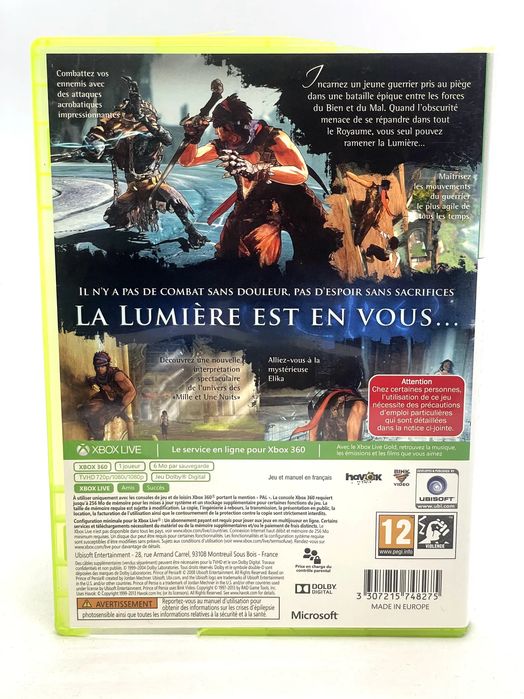 Prince of Persia Xbox 360 Po Angielsku