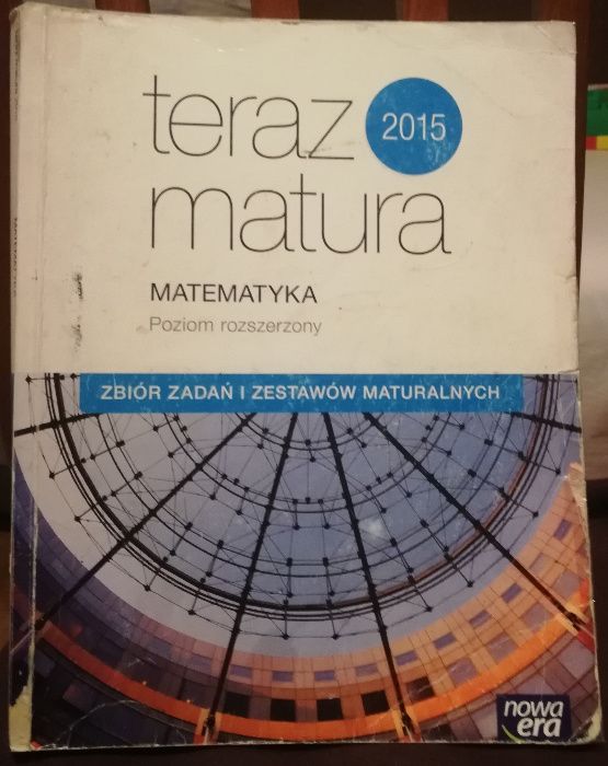 Podręcznik do matematyki Teraz Matura 2015 zakres rozszerzenie matuta