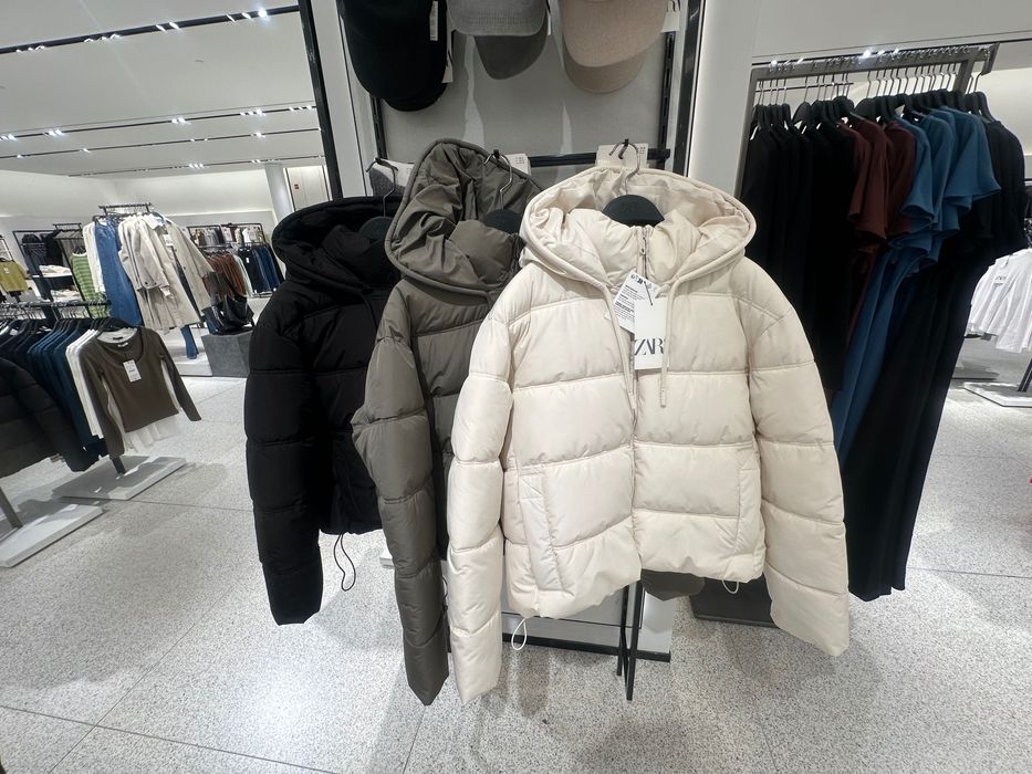 Нова колекція Zara!Зимовий пуфер куртка до -20 градусів від Хс до ххл