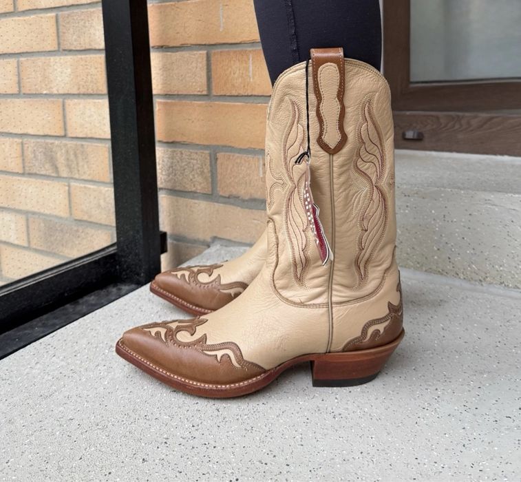 Novons нові вінтажні американські шкіряні ковбойські чоботи