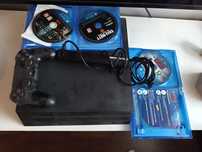 PS4 Pro + kamera + 3 gry