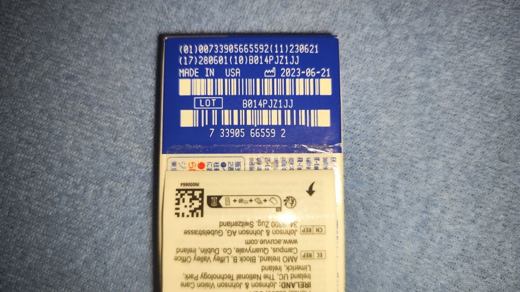 Acuvue Oasys For Astigmatism - 2.0 cyl -0.75 oś 010