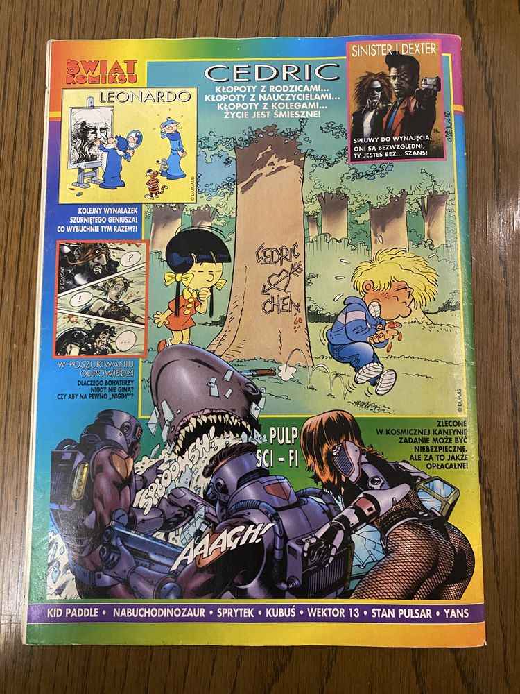 Świat Komiksu 8 ( 8/1998 ) Pulp; Lucky Luke; Slaine Yans; Orient Men