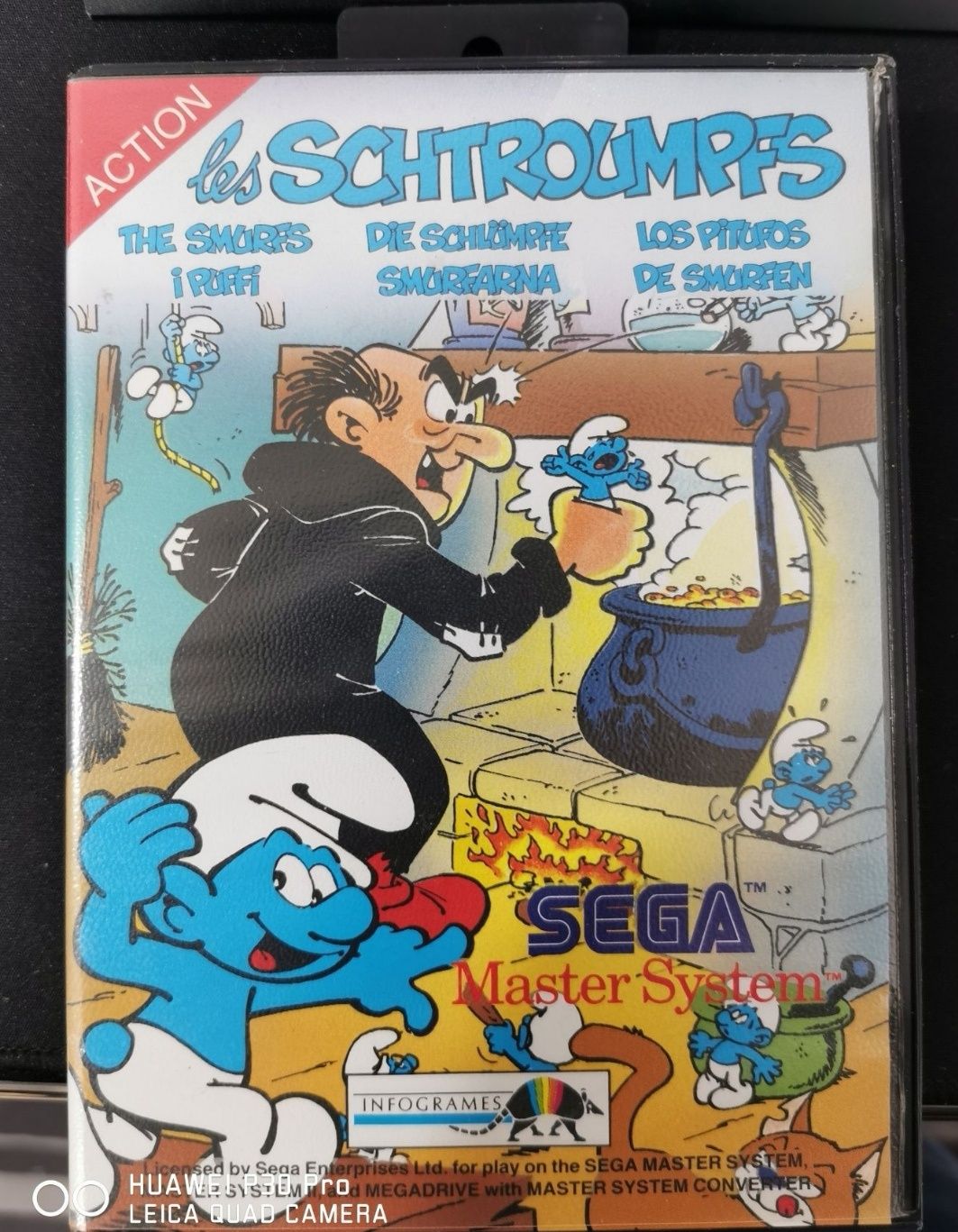 Os Smurfs Jogo de Sega Master System