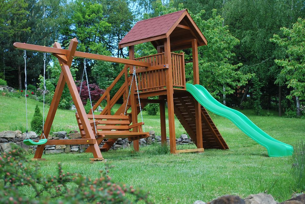 Plac zabaw dla dzieci PZ04 ! Ścianka wspinaczkowa, wieżyczka!