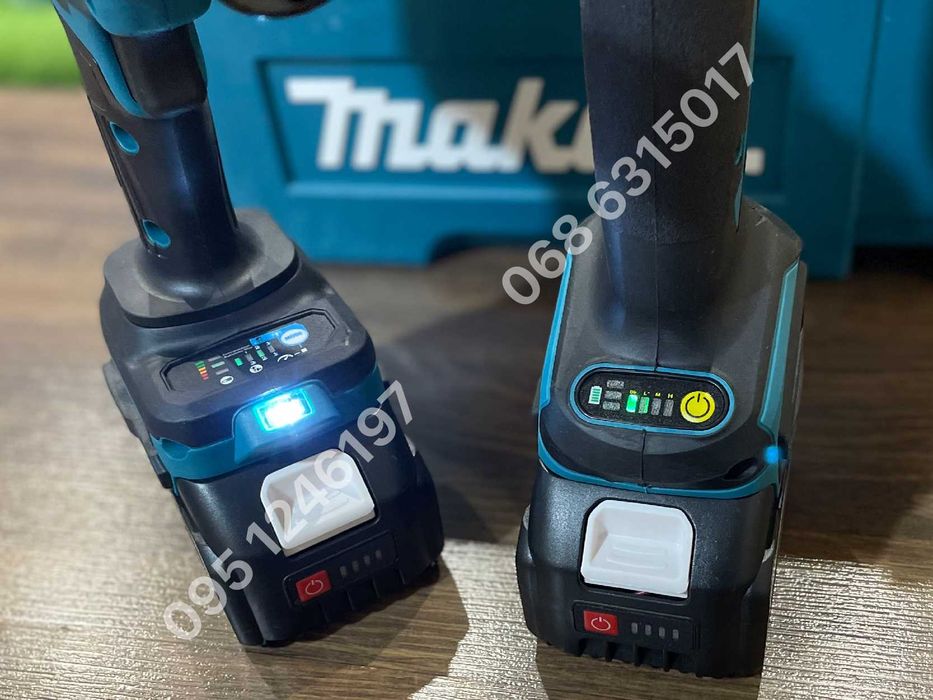 Набор Makita Гайковерт DTW1002Bl Болгарка DGA504 с аккумуляторами 9Ah