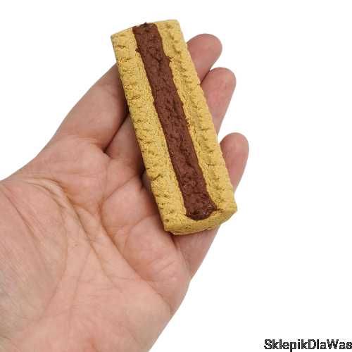 Forma silikonowa ciastko pasek z marmoladą 9 cm świece sojowe