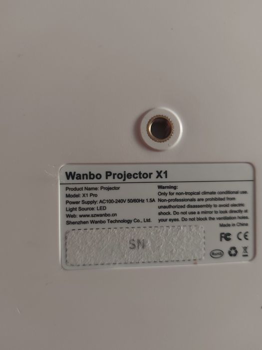 Projector wanbo x1 pro